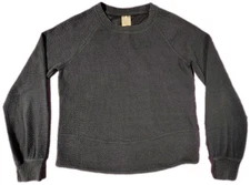 Women's Calia By Carrie Underwood Black Cropped Ribbed Sweater Size XS