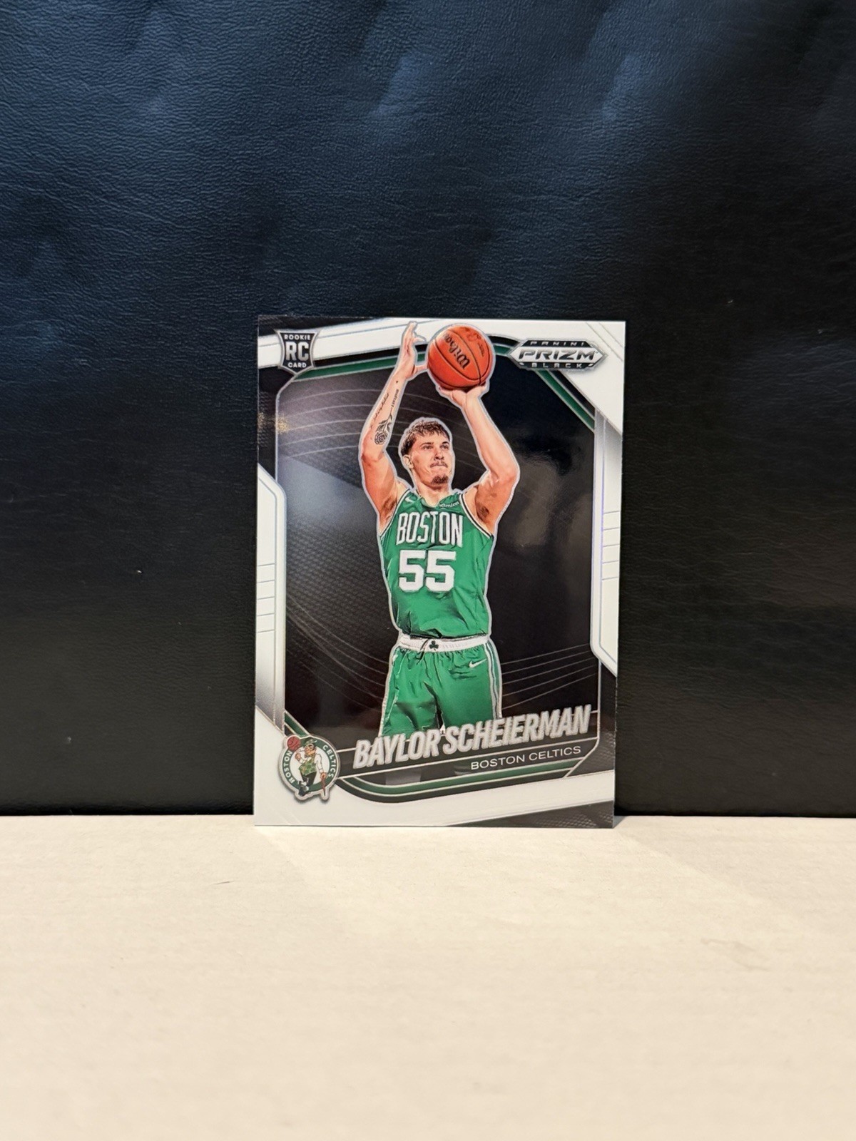 2024 PRIZM BLACK BAYLOR SCHEIERMAN WHITE ROOKIE /175 CELTICS
