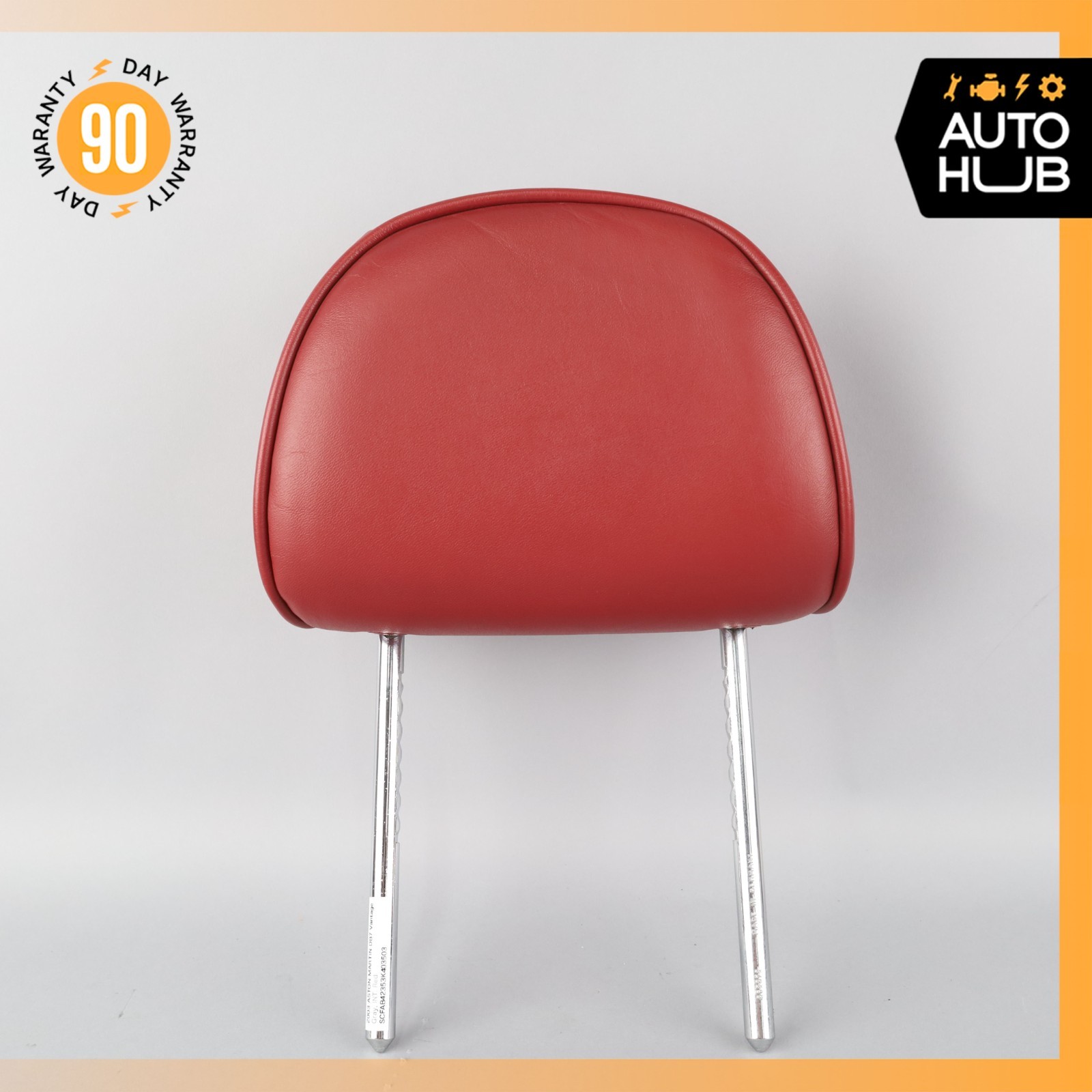 00-04 Aston Martin DB7 Vantage Front Left or Right Seat Headrest Red OEM 35k