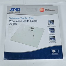 A&D Medical UC-502 Precision Health Scale 180kg Glass Digital Used Tested Works
