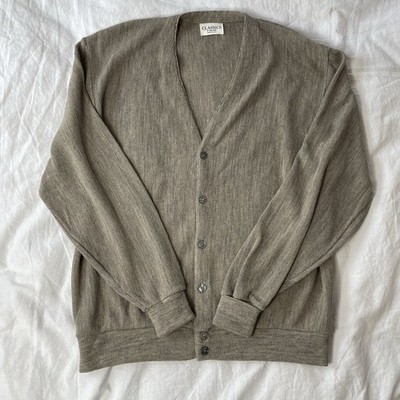 Pine State Cardigan Sweater Mens Large Golf Classic Button Up Vintage USA