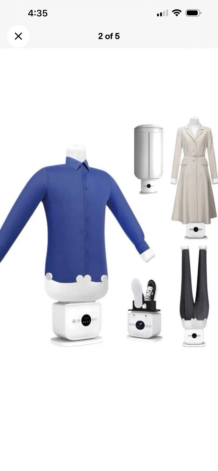 Automatic Ironing Machine Aironox Clothes Dryer - Shirts Pants Shoes Dresses-image