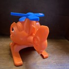 Fisher Price Little People Orange Helicopter & Pilot Figure Vehicle Set — photo 4