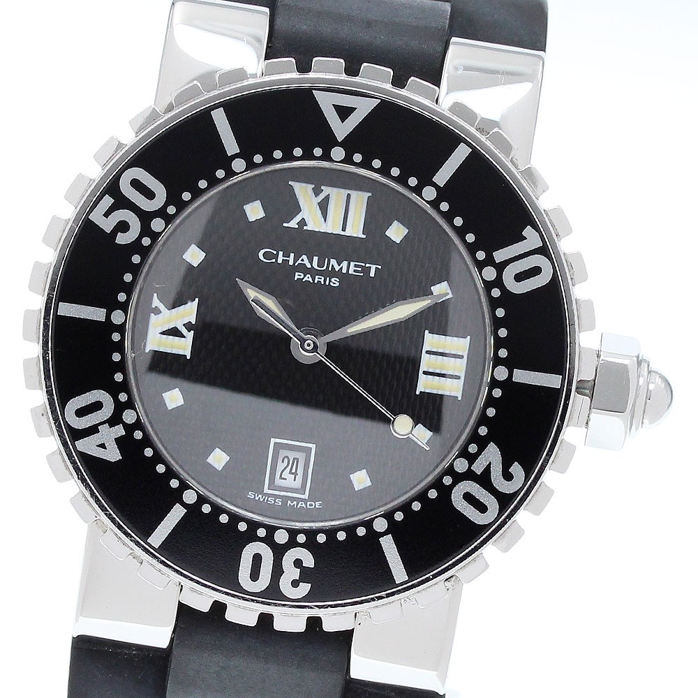 Chaumet Class one W06213-086 Date black Dial Quartz Ladies Watch_902378