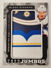 2025-26 UD Black Diamond Team Logo Jumbos Sebastian Aho TL-SA Finland