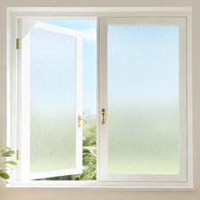 Frosted Privacy Window Film - UV Blocking, Static Cling, 47.2x157.4 Inches