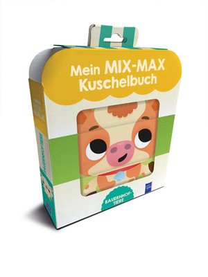 Mein Mix-Max Kuschelbuch - Bauernhoftiere Buch 8 S. Deutsch 2024 Yo Yo Books