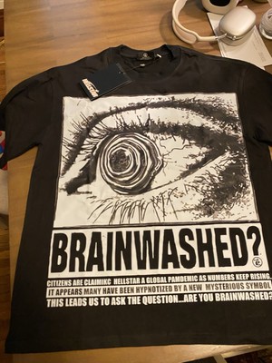 Hellstar Brainwashed Eyeball T Shirt - Black