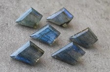 [WHOLESALE] NATURAL LABRADORITE FACETED KITE SHAPE LOOSE GEMSTONE