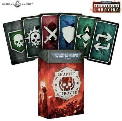 Warhammer 40K Armageddon Chapter Approved Mission Deck Karten Games Workshop