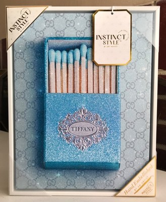 (NEW) Tiffany Matchbox Canvas Art with pastel Gucci background - Instinct Style