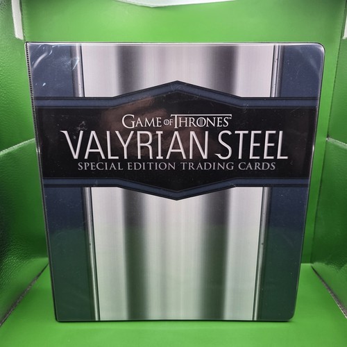 Rittenhouse Game Of Thrones  ⚔️  Valyrian Steel  ⚔️  Binder + Exclusive Promo 1A