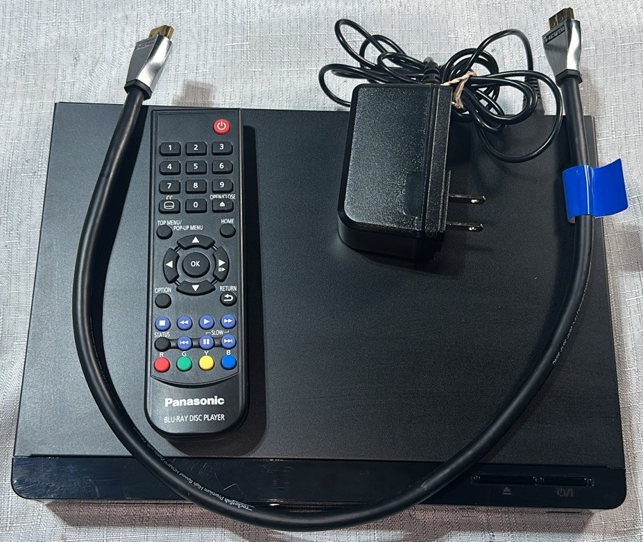 Panasonic Model No. DMP-BD90 DVD Blu-Ray Disc Player W/Remot
