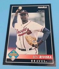 1992 Score Ben Rivera #554 Rookie Prospect Atlanta Braves Baseball Card