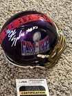 STEVE SPAGNUOLO SIGNED FOOTBALL MINI HELMET AUTO KANSAS CITY CHIEFS SB JSA COA