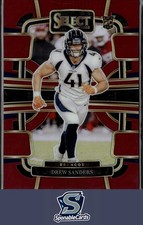 2023 Panini Select #30 Drew Sanders Maroon Prizms #/149