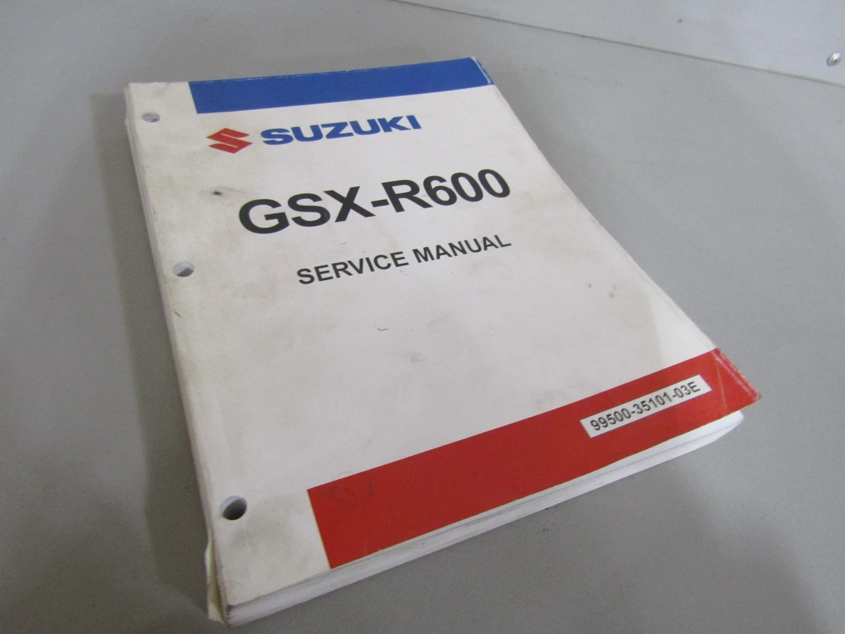 GSXR600 Suzuki Motorcycle Repair Manuals & Literature for sale | eBay