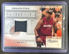 2009-10 Panini Prestige Jermaine O'Neal Preferred Jersey Materials #/250 Heat