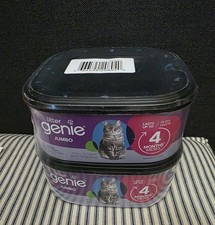 Litter Genie Refill Bags Jumbo - 8 Months Supply - Lot Of 2 Cartridges
