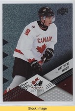 2024 Upper Deck Team Canada Juniors Patterned Foilboard Matthew Wood #51 READ