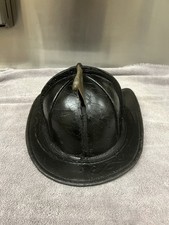 Cairns And Brother Vintage Leather Fire Helmet Antique