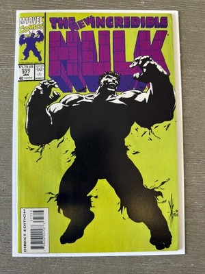 The Incredible Hulk #377 Third Print Marvel Comics 1991 1st Professor Hulk -7.0