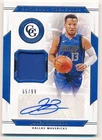 JALEN BRUNSON 2019/20 NATIONAL TREASURES AUTOGRAPH JERSEY PATCH AUTO SP #65/99