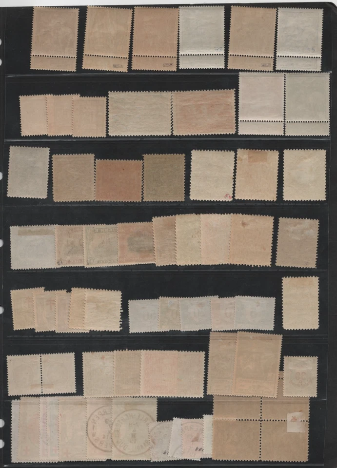 BELGIUM 1910–1928 COLLECTION OF 63 STAMPS MINT NH, HINGED & USED - Image 2 of 2