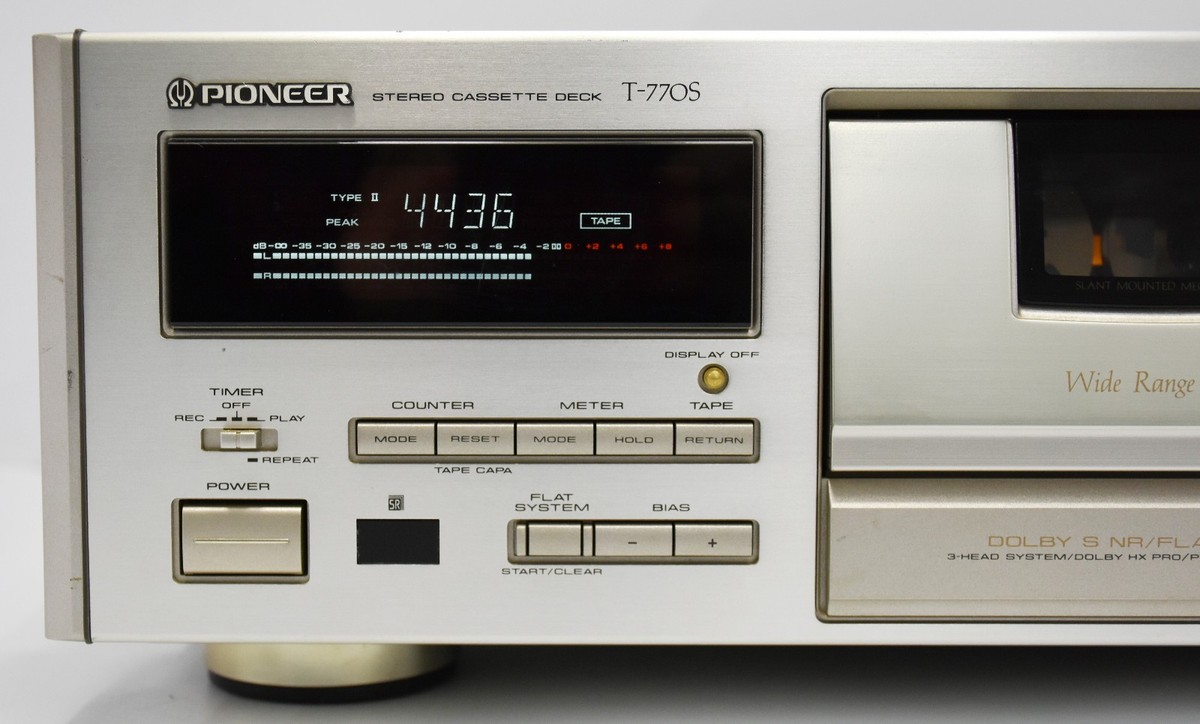 Pioneer t-770s カセットデッキ　3head Pioneer T-770S CT-S920S 3-Head Stereo Cassette Deck | eBay