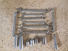 NAPA Hand Tool Lot~16 Pieces~ 6 Wrenches ~ 5 Sockets ~ 2 Adapters ~ 3 Extensions