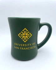 University of San Francisco USF  Coffee Mug 14oz By RFSJ Green Souvenir Cup B92