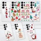 For Samsung Galaxy Z Flip7 5 6 S25 Phone Case Christmas Custom Cover Magnet Ring