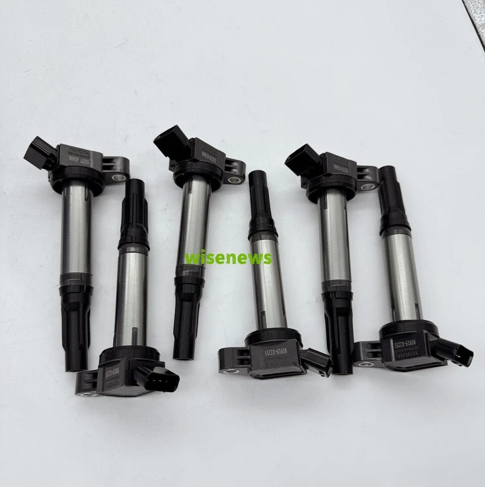 6X Denso Ignition 673-1309 Coil For 2005-21 Toyota/Lexus V6 Engines 90919-02255 Foto 4 de 4