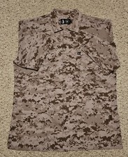 TacHuntFish THF AOR1 Mojito Tan Digital Camo Button Up Shirt Mens XL