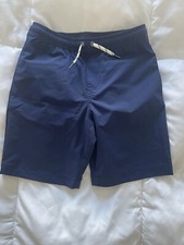 Ralph Lauren Kids Polo Pony Motif Drawstring Swim Shorts For Kids Blue Size 6
