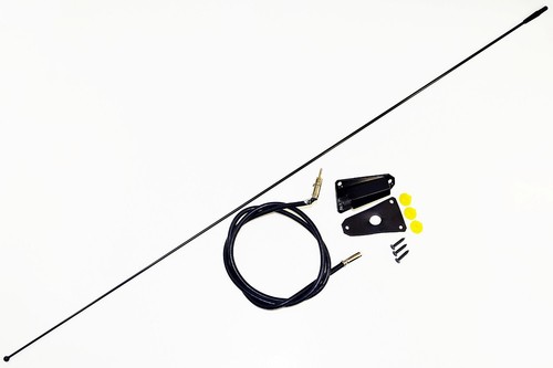 BLACK FIXED AM/FM ANTENNA FITS: Jeep CJ and Wrangler YJ 1973-1995 82200683 - Foto 9 di 9