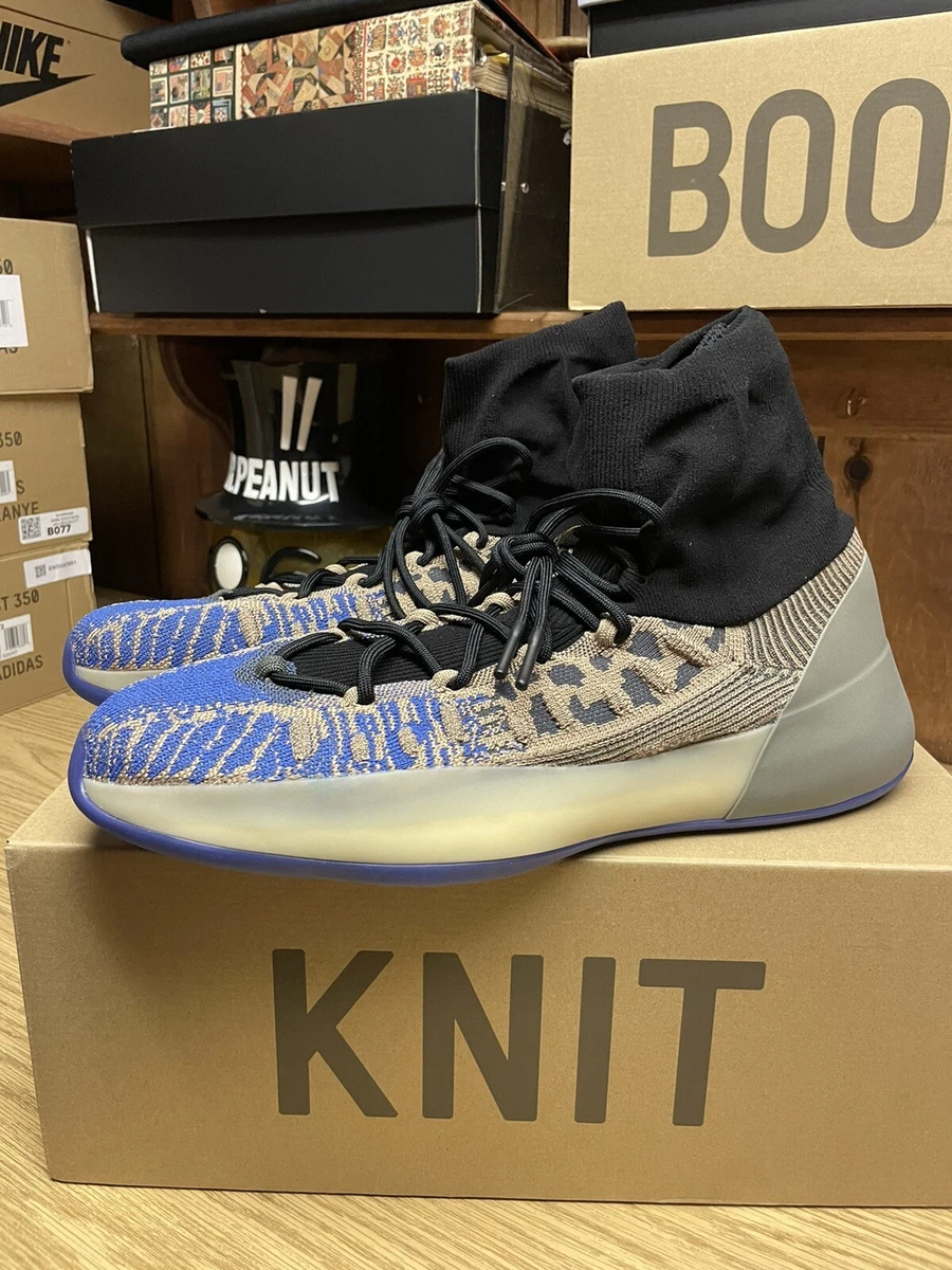 adidas Yeezy BSKTBL KNIT Slate Azure Sz 15