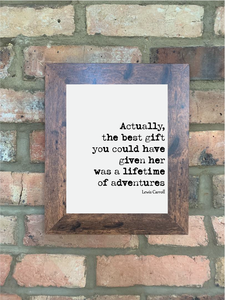 Lewis Carroll Citation Imprime Non Encadres Alice In Wonderland Wall Art Minimaliste Ebay