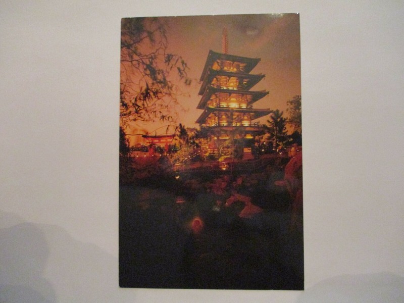 February 16, 1984 Postcard - Japan World Showcase, Orlando, FL