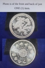 GSM Year of the Dragon Silver 1 Troy Oz 999 Fine Silver Round 24823 95.00 per troy oz
