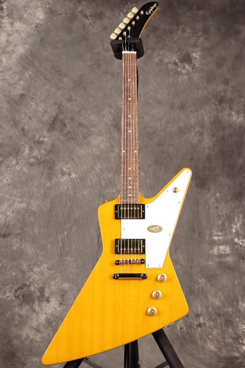 Epiphone 1958 Korina Explorer White Pickguard Aged Natural for