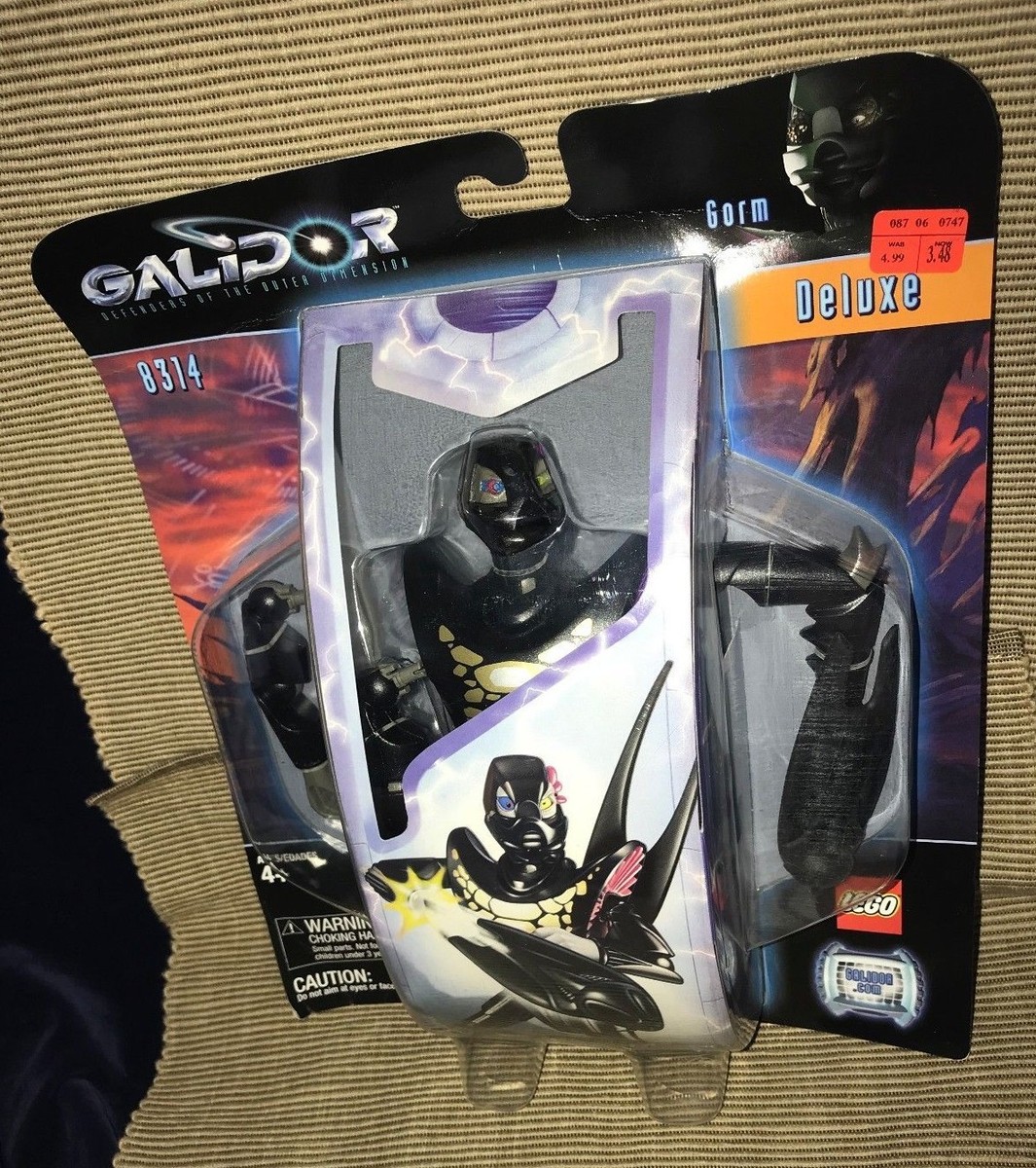 GOBLIN 黒T XLサイズ　新品未開封 New 2002 Lego Galidor Gorm Deluxe Defenders Of Outer Dimension