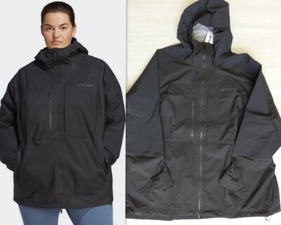 NWT ADIDAS Terrex Xploric Rain.Rdy Waterproof Hooded jacket HN2944 Size 4X $320