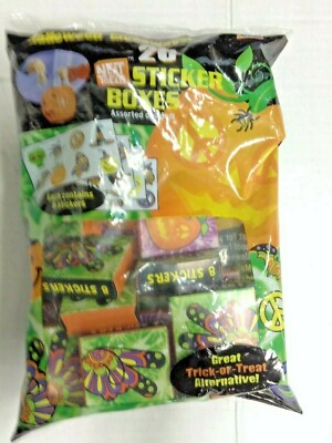 300 Halloween Stickers 2x1.5 Inch - Pumpkin, Bats, Witch Party Favor Labels