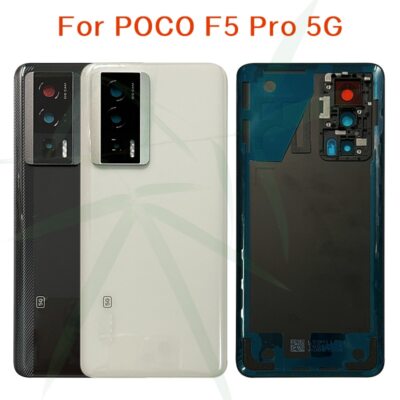For Xiaomi POCO F5 Pro 5G Battery Cover back glass Pocophone f5 pro Replacement