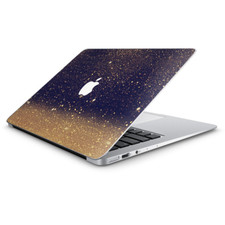 Skin Decal Wrap for Macbook Air 13 Inch 13" - gold dust lens flare glitter