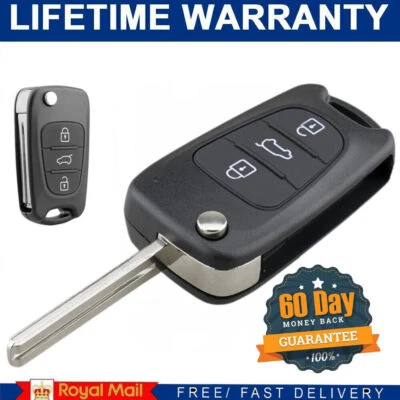 3 Button Remote Key Fob Shell Case For Hyundai i20 i30 ix20 ix35 UK