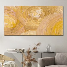 Malerei Abstrakte Kunst 140x70 Canvas Wandbild Leinwand Bilder