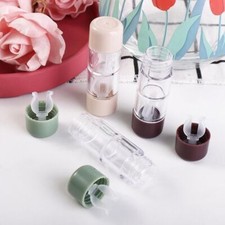Plastics Contact Lens Case Solid Color Eye Care Lenses Box