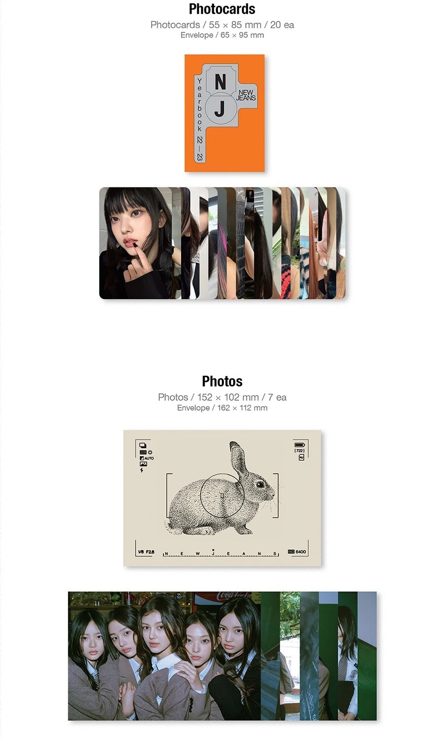 NEWJEANS YEARBOOK 22-23/Digital Card+Bundle+3 Buch+5 Letter+Zine+